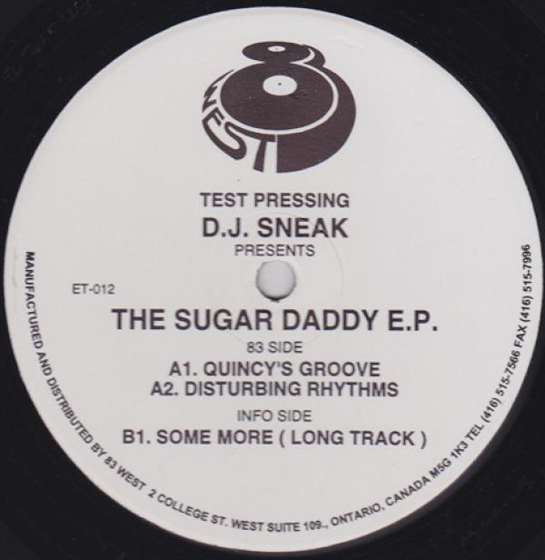 DJ Sneak - The Sugar Daddy E.P.