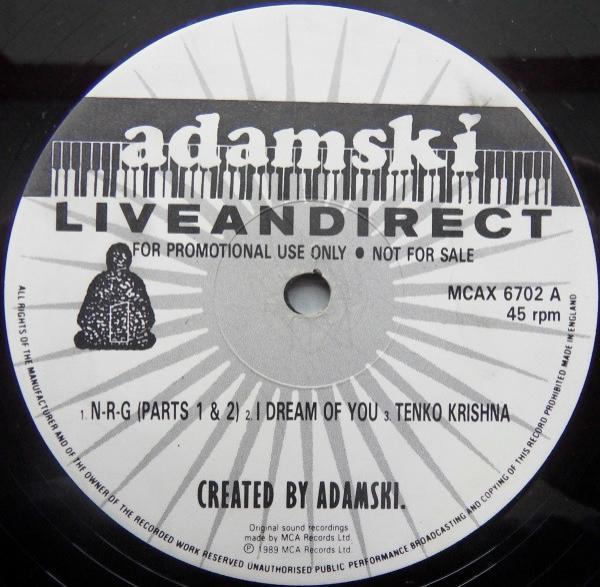 Adamski - Liveandirect