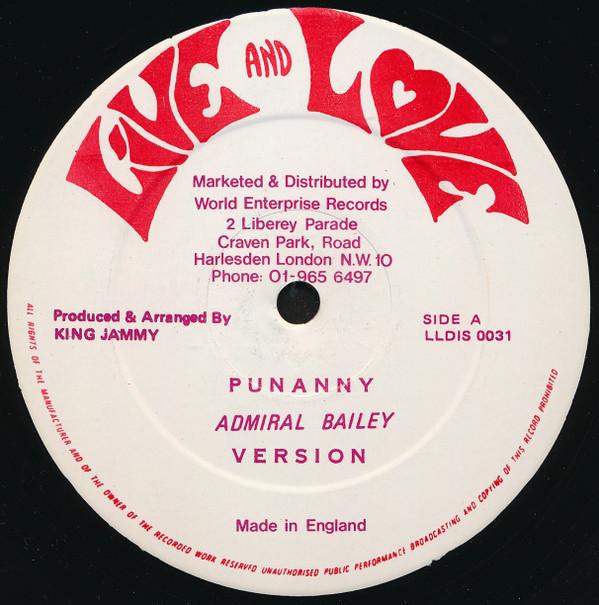 Admiral Bailey - Punanny / Healthy Body