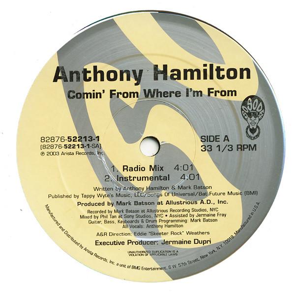 Anthony Hamilton - Comin' From Where I'm From