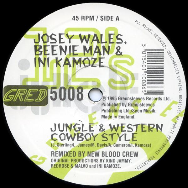 Beenie Man, Ini Kamoze, Josey Wales - Jungle & Western Cowboy Style / Build Me 3 Coffins (New Blood Crew Remixes)