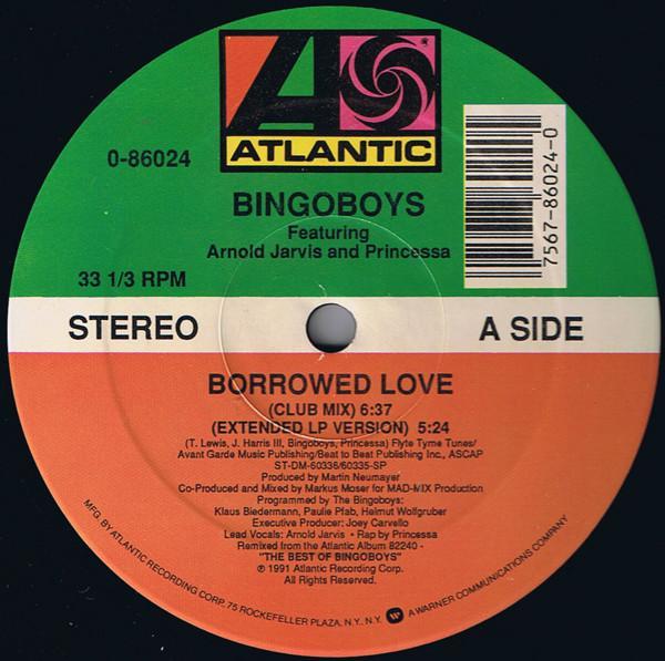 Bingoboys, Arnold Jarvis, Princessa (2) - Borrowed Love