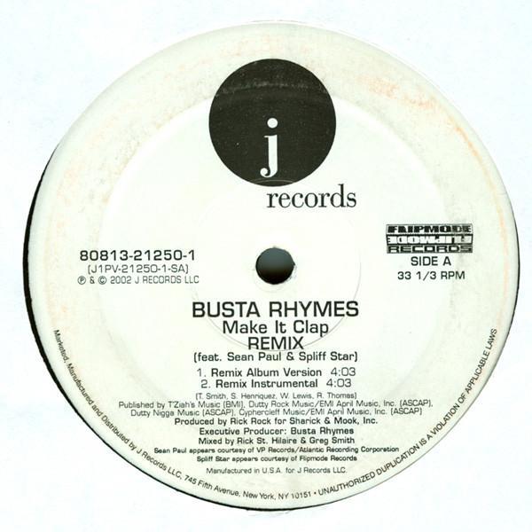 Busta Rhymes, Sean Paul, Spliff Star - Make It Clap (Remix)