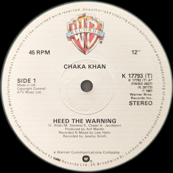 Chaka Khan - Heed The Warning