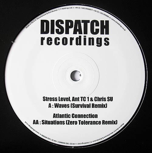 Chris.Su, Stress Level & TC1, Atlantic Connection - Waves (Survival Remix) / Situations (Zero Tolerance Remix)