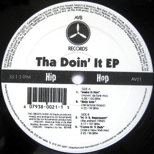 Crooklyn Clan - Crooklyn Clan Presents: Tha Doin' It EP