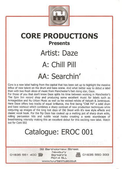 DJ Daze - Chill Pill / Searchin'