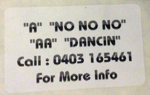 DJ Scott, Technocat - No No No / Dancin' Makes You Wanna Move