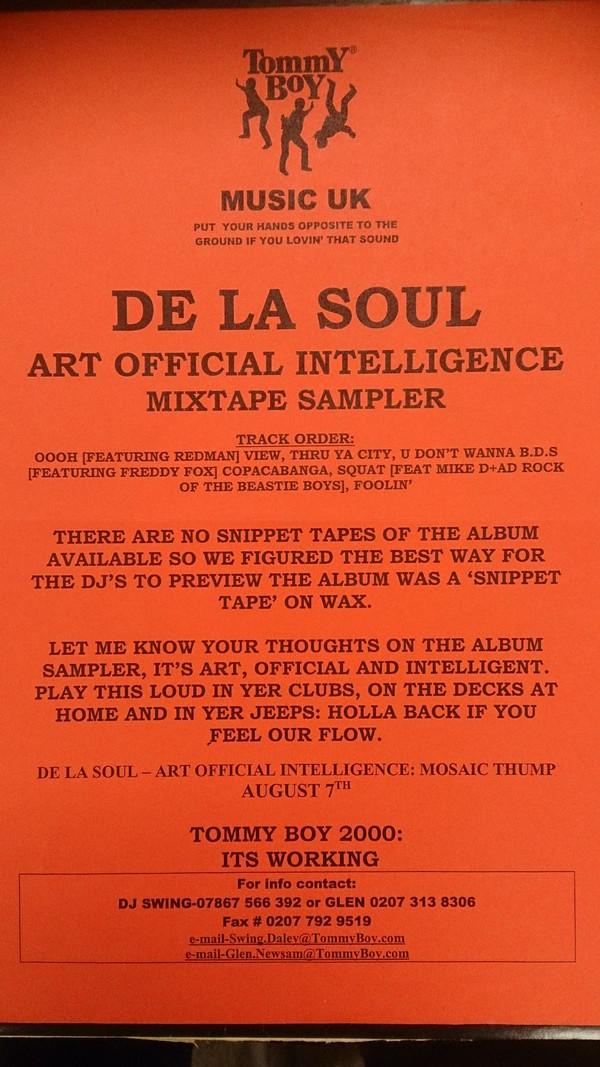 De La Soul - Preview: Art Official Intelligence