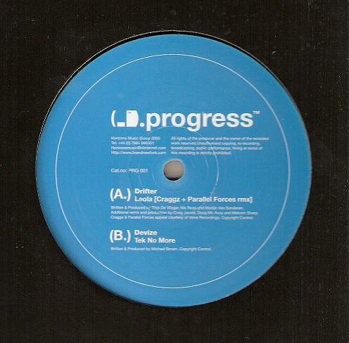 Devize, Drifter (3) - Leola (Craggz + Parallel Forces Rmx) / Tek No More