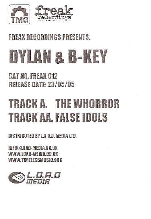 Dylan, B Key - The Whorror / False Idols