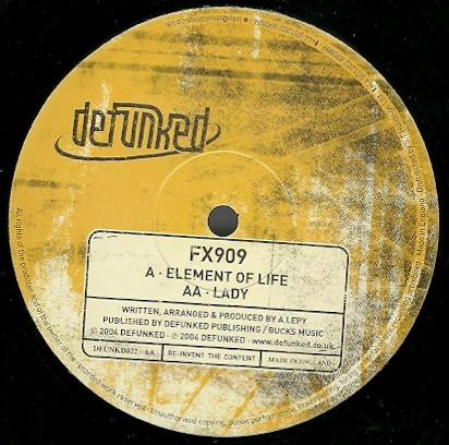 FX 909 - Element Of Life / Lady