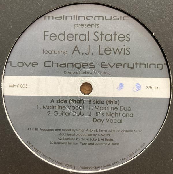 Federal States - Love Changes Everything