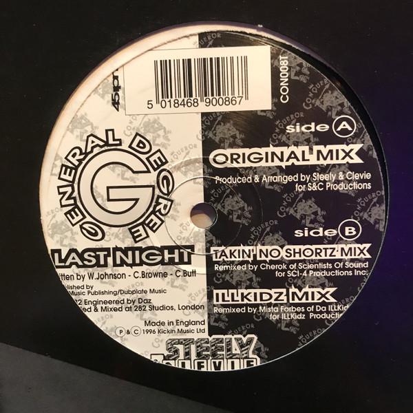 General Degree - Last Night