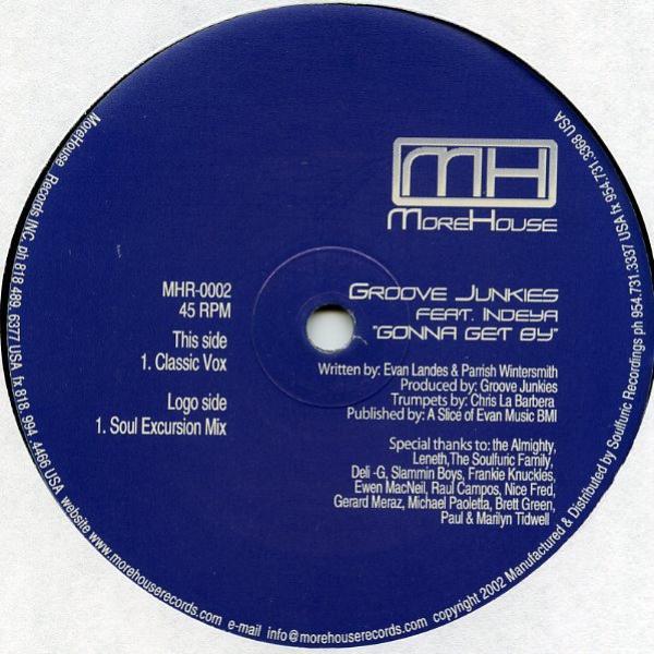 Groove Junkies, Indeya - Gonna Get By