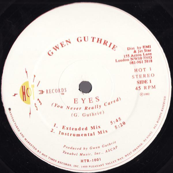 Gwen Guthrie - Eyes (You Never Really Cared)