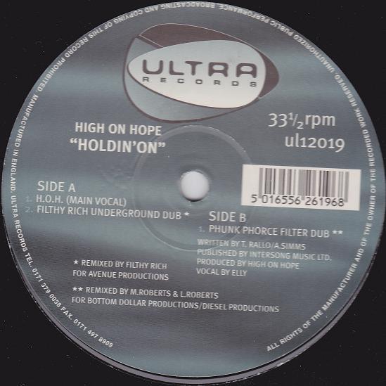 High On Hope - Holdin' On