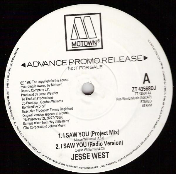 Jesse West - I Saw You