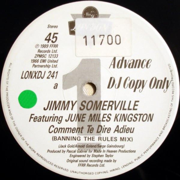 Jimmy Somerville, June Miles-Kingston - Comment Te Dire Adieu