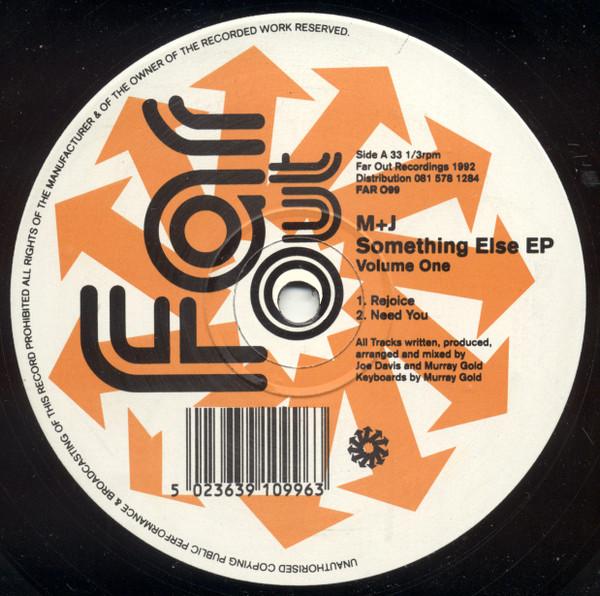 Joe Davis, Murray Gold - Something Else EP Volume One
