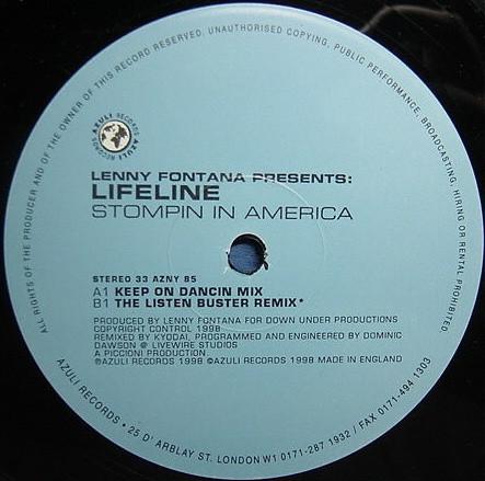 Lenny Fontana, Lifeline - Stompin In America (Original / Kyodai Remixes)