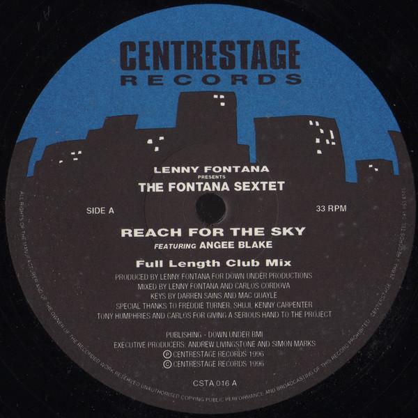 Lenny Fontana, The Fontana Sextet, Angee Blake - Reach For The Sky