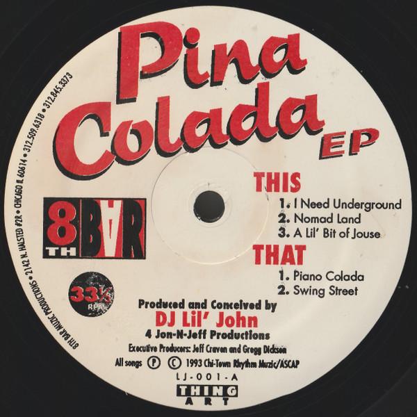 Lil' John Coleman - Pina Colada EP