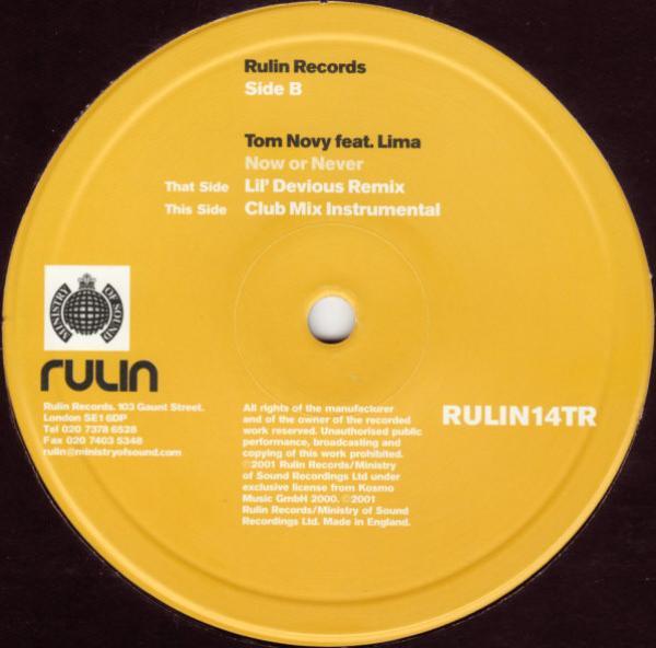 Lima, Tom Novy - Now Or Never