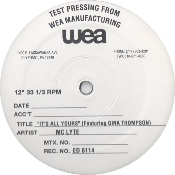 MC Lyte, Gina Thompson - It's All Yours