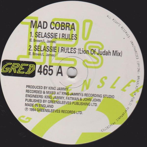 Mad Cobra - Selassie I Rules