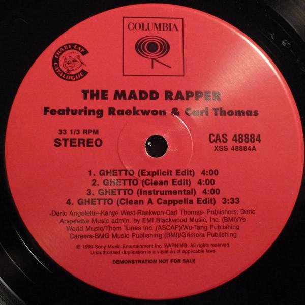 Madd Rapper - Ghetto / Whateva