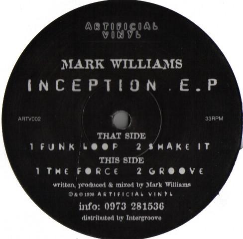 Mark Williams - Inception EP