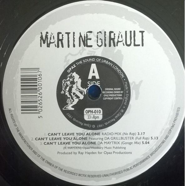 Martine Girault - Can't Leave You Alone