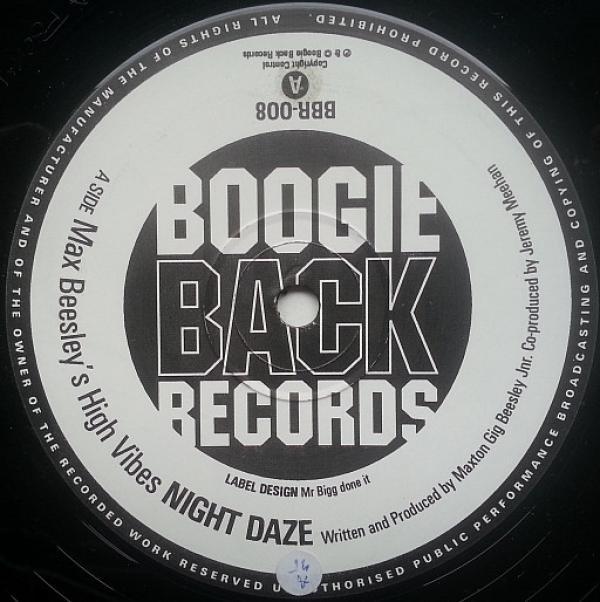 Max Beesley's High Vibes - Night Daze / Painful Truths