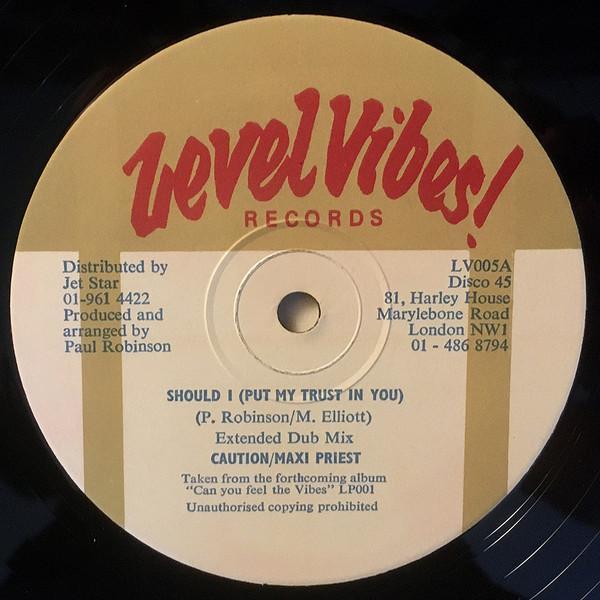 Maxi Priest, Caution (5) - Should I (Put My Trust In You)