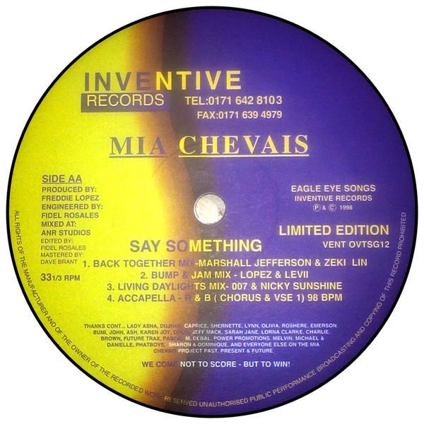 Mia Chevais - Say Something