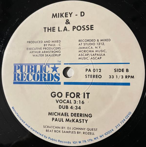 Mikey D & The LA Posse - I Get Rough / Go For It