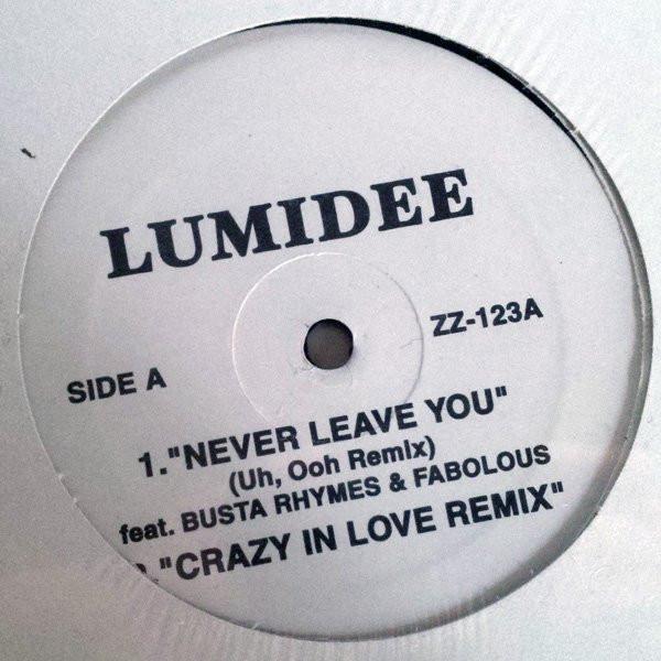 Notch, Lumidee - Never Leave You / Crazy In Love Remix
