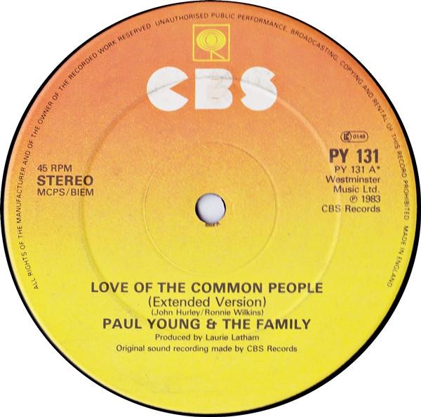 Paul Young, The Royal Family - Love Of The Common People