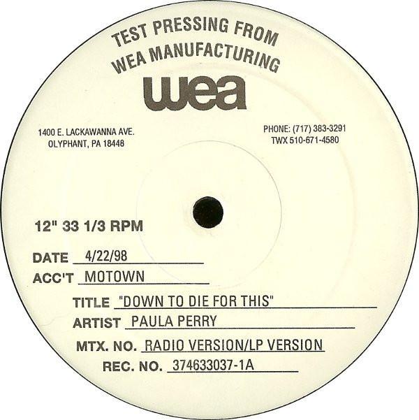 Paula Perry - Down To Die For This