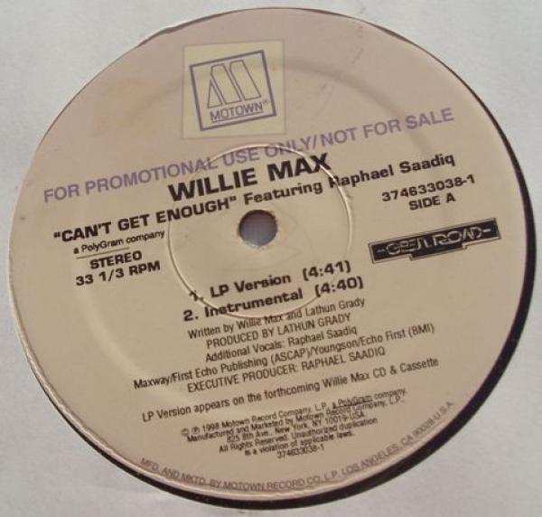 Raphael Saadiq, Willie Max - Can't Get Enough