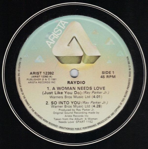 Raydio - A Woman Needs Love (Just Like You Do)