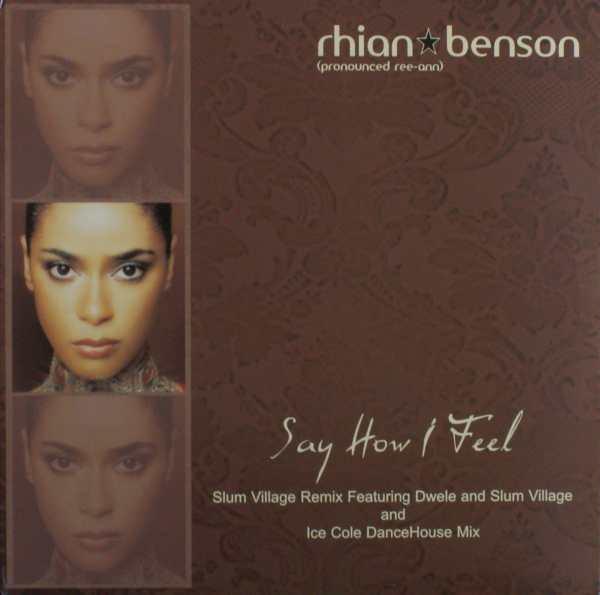 Rhian Benson - Say How I Feel
