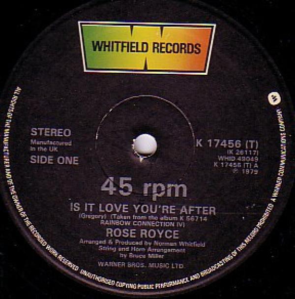 Rose Royce - Is It Love You're After