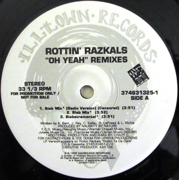 Rottin Razkals - Oh Yeah (Remixes)