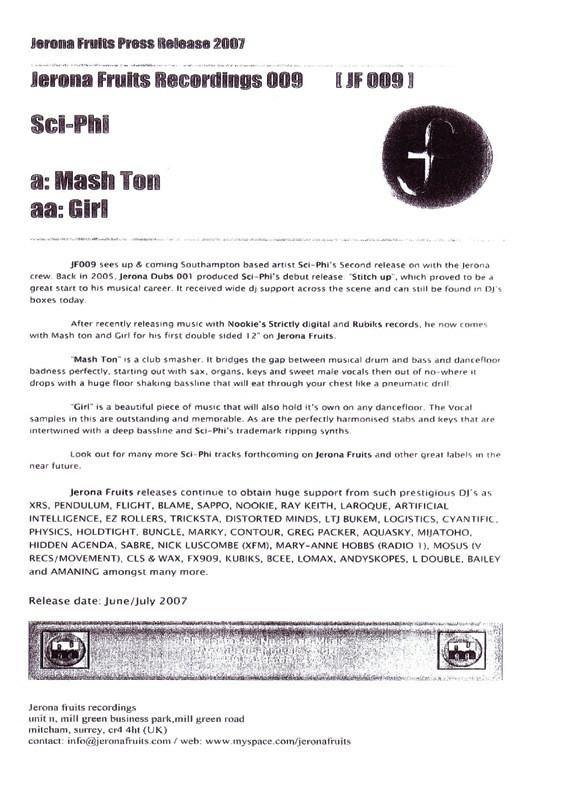 Sci Phi - Mash Ton / Girl