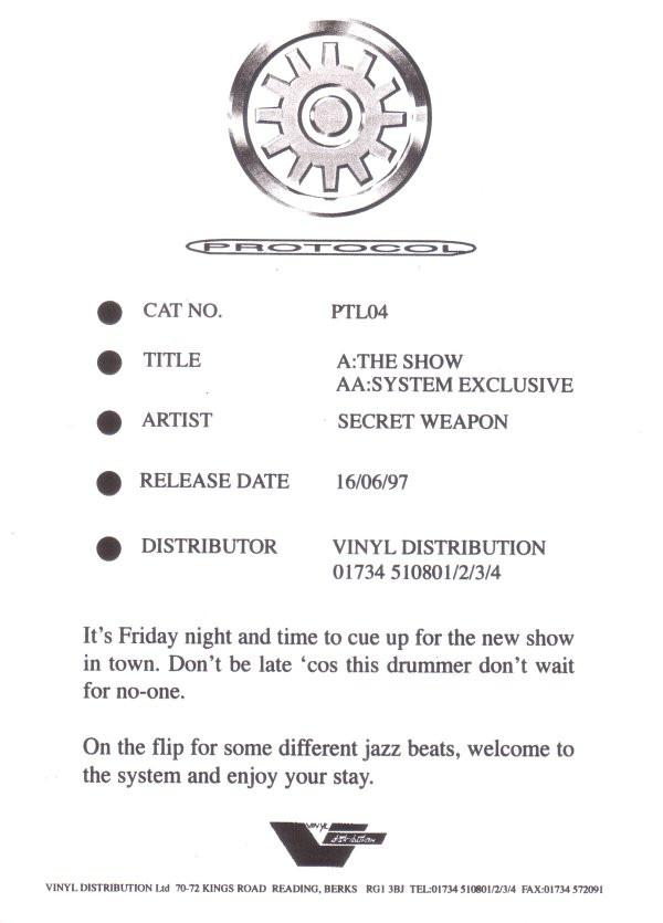 Secret Weapon - The Show / System Exclusive