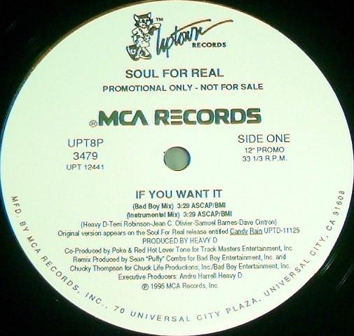Soul For Real - If You Want It