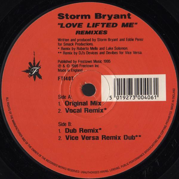 Storm Bryant - Love Lifted Me (Remixes)