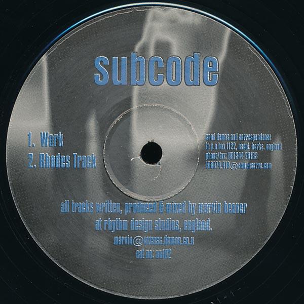 Subcode (2) - Work / Rhodes Track